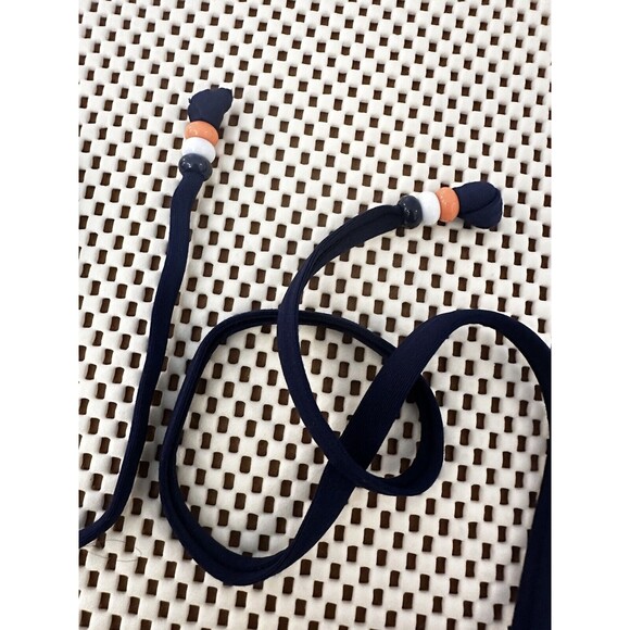 H&M WOMEN'S CROCHET TRIANGLE String Bikini Halter Top Size Medium Med 70s Vibes! - Picture 5 of 8